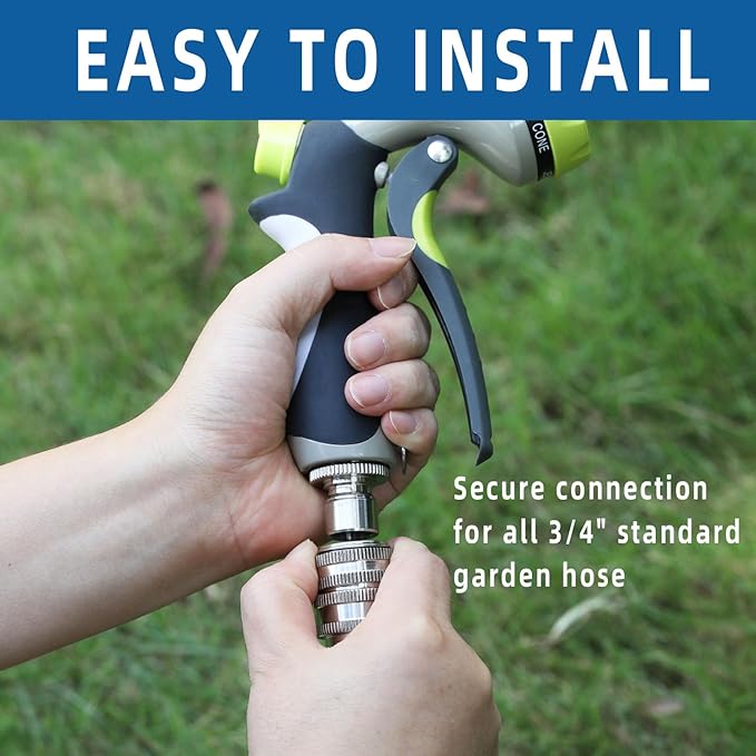 💧Stainless Steel Garden Hose Quick Connect Fittings Set