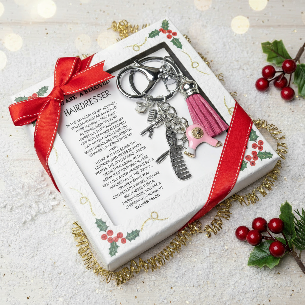 💕Hairstylist Gift Keychain - Special Gift 🎄