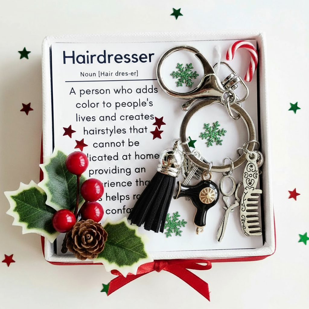 💕Hairstylist Gift Keychain - Special Gift 🎄