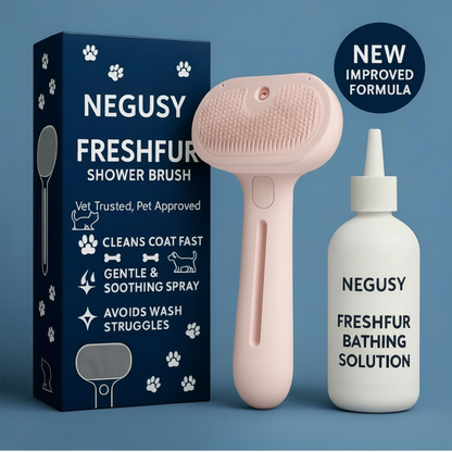 Self-Cleaning Pet Grooming Brush for Dogs & Cats