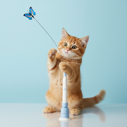 Interactive Butterfly Cat Teaser