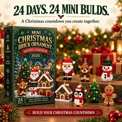 ⏳ Last day to save 49% – 🎄24-Piece Christmas Ornament Advent Calendar