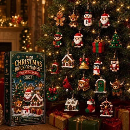 ⏳ Last day to save 49% – 🎄24-Piece Christmas Ornament Advent Calendar