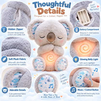 2026 New Edition Koala: The Cuddly Sleep-Soothing Plush Companion