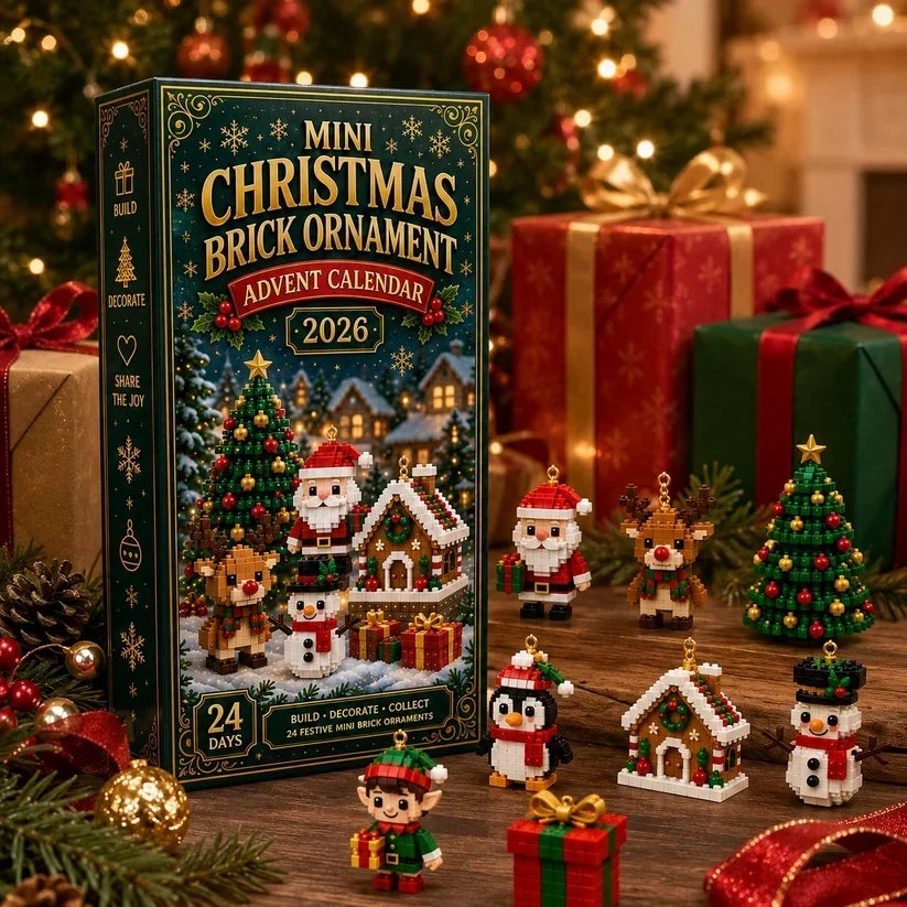 ⏳ Last day to save 49% – 🎄24-Piece Christmas Ornament Advent Calendar