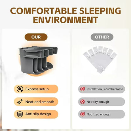 🔥4-Pack Universal Heavy-Duty Bed Sheet Holder Straps No-Slip Peace of Mind