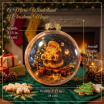 🎄Glowing Christmas Diorama Ornament 👼