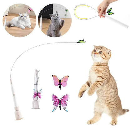 Interactive Butterfly Cat Teaser