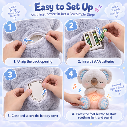 2026 New Edition Koala: The Cuddly Sleep-Soothing Plush Companion