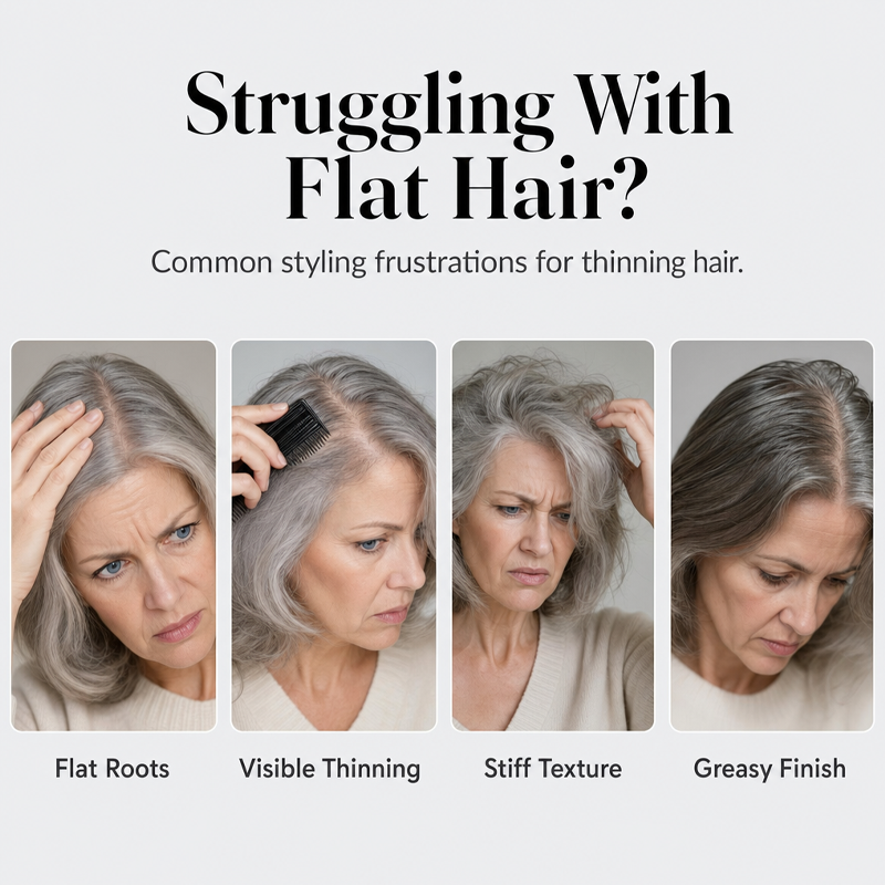 💁 50% OFF LIMITED TIME — Fluffy Hair Volumizing Spray with Long-Lasting Hold & Fresh Peach Scent